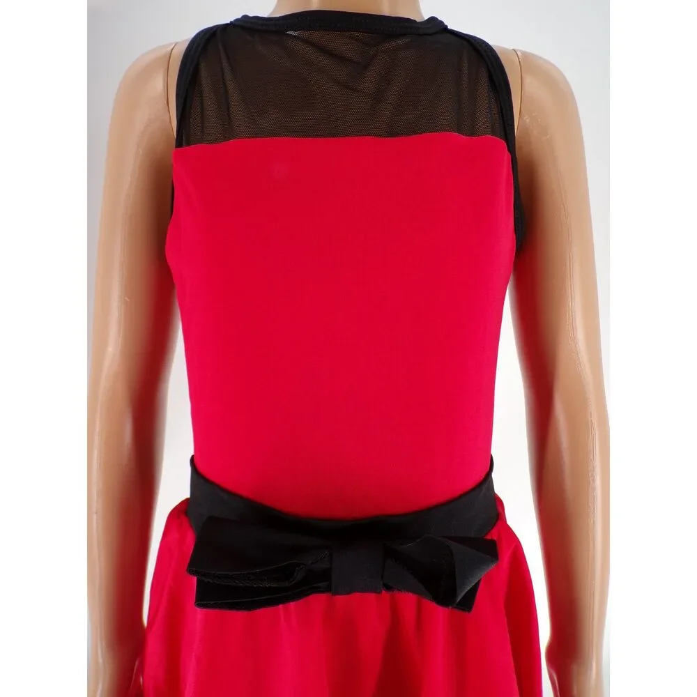 Pre-Owned Dance Costume Curtain Call P749 Medium Child Red Jazz